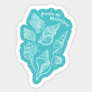 Seashells - White Edition Sticker